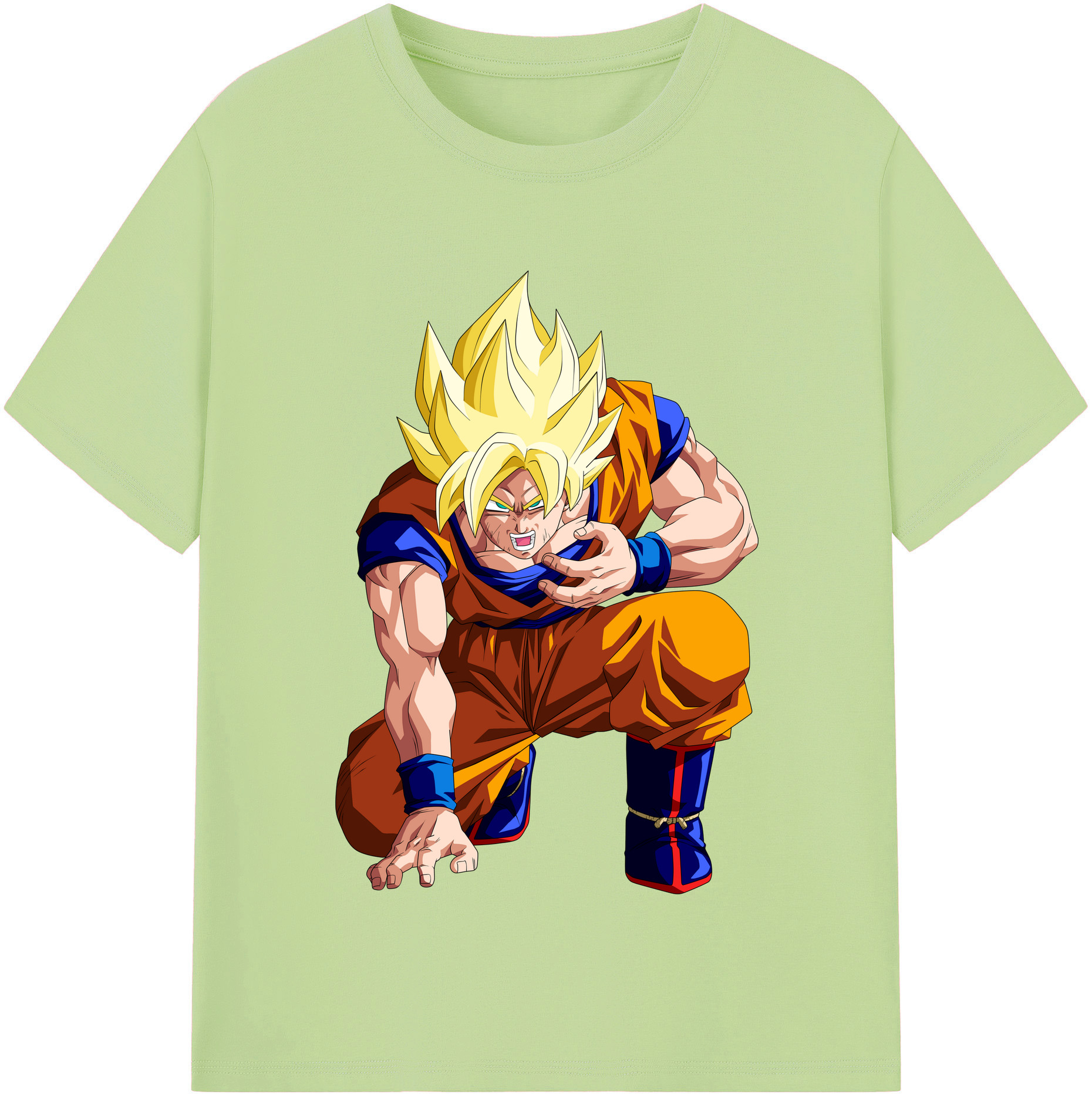 （画像用） ドラゴンボール 孫悟空（そん ごくう）Son Goku カカロット DRAGON BALL Kakarotto 綿100％半袖Tシャツ（フロントプリント）